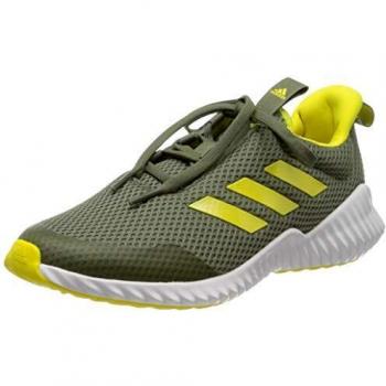 adidas Fortarun K, Zapatillas para Correr Unisex Niños, Legacy Green/Shock Yellow/FTWR White, 31.5 EU