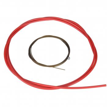 Shimano 00F98940 - Cable Cambio/Funda/Topes Ult.Polim., color rojo