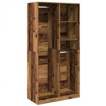 Armario de Madera Ingeniería Envejecida 100x50x200 cm