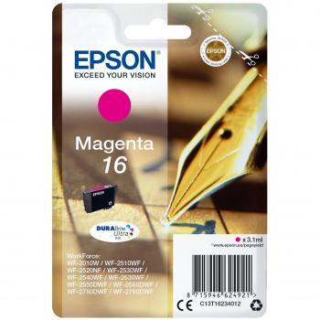 Epson 16 DURABrite Ultra Ink Magenta Original Cartridge C13T16234012