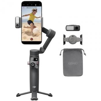 DJI Osmo Mobile 7 Pro Smartphone Gimbal Stabilizer with 10-Hour Battery Life, 3-Axis Stabilization, Smart Tracking, Built-in Extension Rod & Tripod