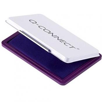 Q-Connect – Tampón de tinta de metal, color morado