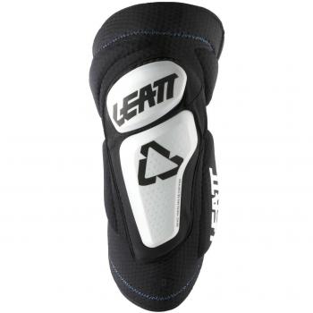 Leatt La 3df 6.0 es una Rodillera Todo en uno Flexible y Deslizante. Se Adapta a la práctica de la Bicicleta de montaña. Rodilleras Unisex, Unisex Adulto, 5018400490, Blanco/Negro, S/M