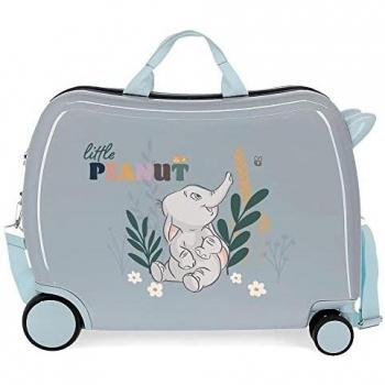 Disney Before The Bloom Bambi Maleta Infantil Cabina Rígida 2 Ruedas Multidireccionales Correpasillos ABS Azul 34L