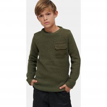 Brandit Kids BW Olive Pullover Sweatshirt (Sizes 122/128 to 170/176)