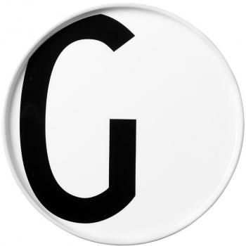 design letters Plato de Porcelana Personal