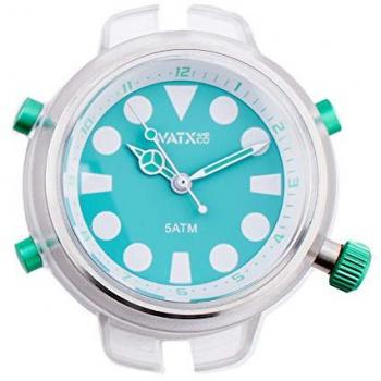 Reloj Mujer Watx & Colors RWA5540, 38mm, diseño moderno, resistencia al agua, correa de silicona, esfera analógica, colores vibrantes