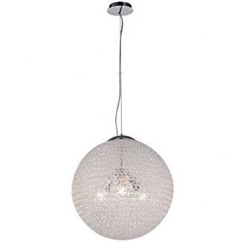 Lámpara Colgante de Bola de Cristal con 3 Luces de 50cm