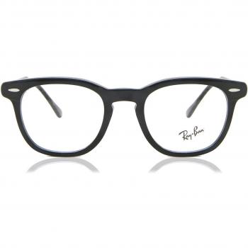 Ray-Ban RX5398F Hawkeye Asian Fit 2000 Armazones para Hombre Negros, Lentes Recetadas, Ajuste Asiático, Gafas Recetadas para Hombre Negras