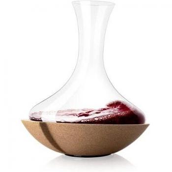 Decantador de vidrio y corcho 1,5L Vacu Vin con sistema de vacío