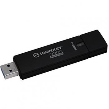Kingston IronKey D300 - Memoria cifrada USB 3.0 de 128 GB, modelo Managed