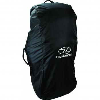 HIGHLANDER ACC007-BK - Funda de Mochila, Color Negro, Talla 80-100l