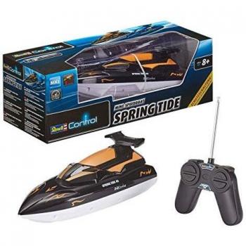 Revell- Boat Spring Tide 40 Juguetes a Control Remoto, Color Negro