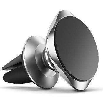 Warxin Soporte Movil Coche Magnético, Iman Móvil Coche Soporte para Ventilación Teléfono Soporte 360 Grados Rotación Universal con Rejillas del Aire para iPhone Samsung Huawei Smartphone-