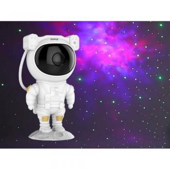Proyector LED de Estrellas Astronauta 22,8 cm - Lámpara Relajante y Decorativa para Niños y Adultos