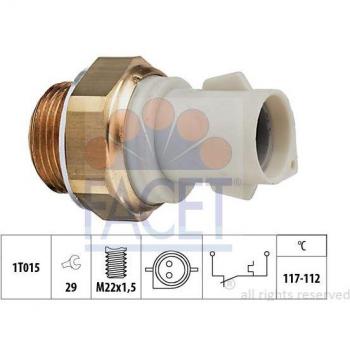 Interruptor de temperatura para ventilador de radiador FACET 7.5166
