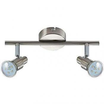 Plafón LED Farida Níquel 2 Luces