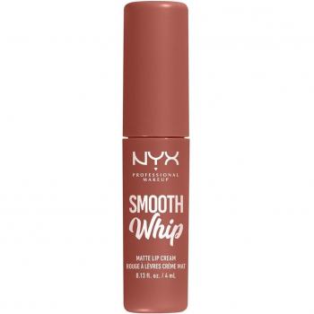 NYX Professional Makeup Smooth Whip Matte Lip Cream Velvet Lipstick with Smoothing Effect Shade 04 Teddy Fluff 4 ml