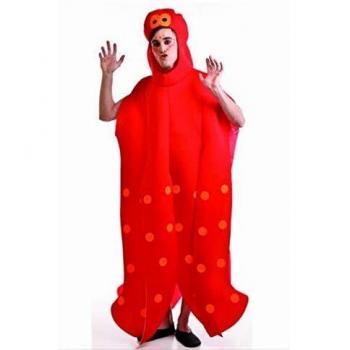 Disfraz de Pulpo rojo para adultos