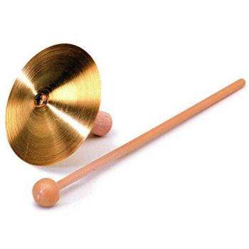 Gitre 788 / B de 6,4 cm de bronce platillos con mango y Beater