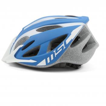MSC Bikes MSC Outmold - Casco, Color Azul/Blanco, Talla XS