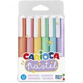Set de Rotuladores Carioca Multicolor 6 Piezas Pastel