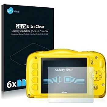 savvies Protector Pantalla Compatible con Nikon Coolpix S33