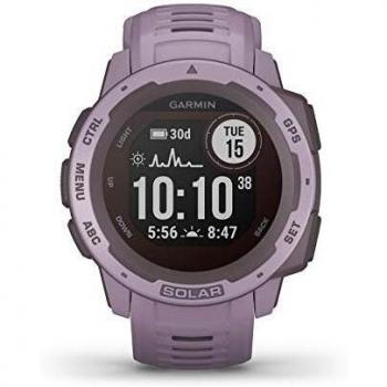 Garmin Instinct Solar, Reloj GPS resistente con carga solar - Coral
