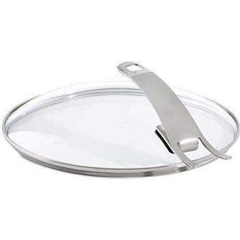 Tapa de Cristal Templado Fissler Premium de 24 cm con Enganche - Apta para Horno hasta 220°C