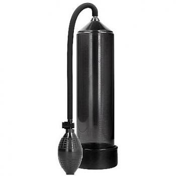 Classic Black Penis Pump - Transparent Design