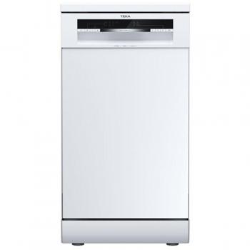 Teka DFS 44750 Lavavajillas Libre Instalación 45cm Blanco, Capacidad para 10 Cubiertos, con 3ª Bandeja, Nivel de Ruido de 47 dB, Clase Energética