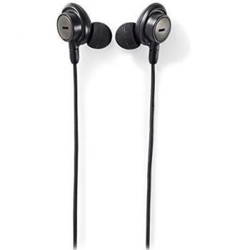 Nedis HPWD5060GY Auriculares con Cable | Intrauditivo | Cancelación de Ruido Activa