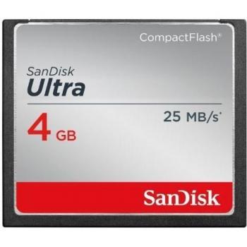 SanDisk Ultra CompactFlash - Tarjeta de Memoria de 4 GB