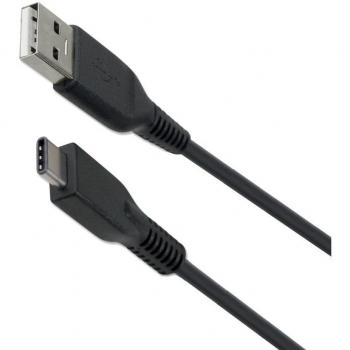 Fontastic 238703 Cable de datos USB 2.0, tipo C, 1 m), color negro