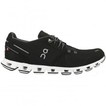 Cloud Black White Men's Mesh Low-Top Athletic Shoes