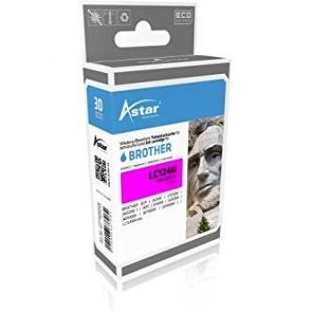 Cartucho de tinta magenta Astar (sustituye a Brother LC1240M) 600 páginas 7.1ml
