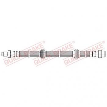 Tubo de freno QUICK BRAKE 32.419 - Latiguillo de freno, alta resistencia, material flexible, compatible con sistemas de frenos hidráulicos, longitud específica para instalación en vehículos, cuenta con conexiones estandarizadas para fácil