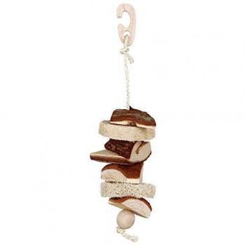 Trixie Juguete Natural Living, con luffa y Cascabel, 33cm