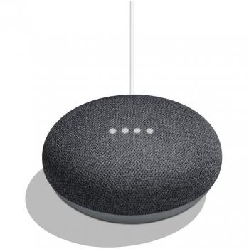 Google Home Mini Carbon Gris - Altavoz Inteligente con Asistente de Voz Google