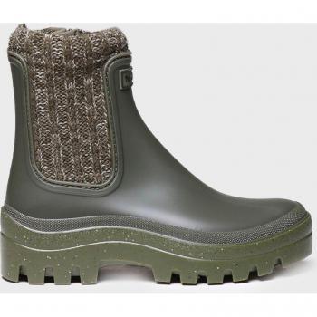 Botín de Agua Toni Pons Camos Kaki para Mujer - Botines Verdes Veganos con Suela Antideslizante