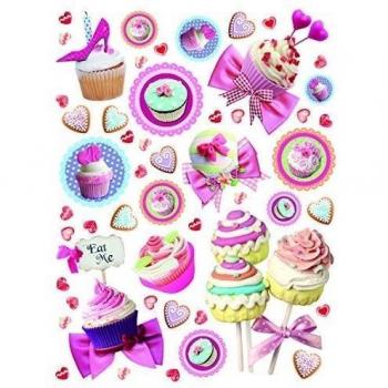 D-C-Fix autoadhesivo para pared, diseño cupcake 65 cm x 85 cm 350 - 0234