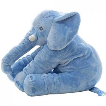 CRAVOG Almohada de Elefante Lindo Animal Cojín Para Niño Bebé Felpa de Almohadas Peluches