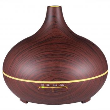 300ml Humidificador Ultrasónico Aromaterapia de VicTsing, Difusor de Aceites Esenciales de Vapor Frío, 7-Color LED y 4 Ajustes de Tiempo, Perfecto para Hogar, Oficina, Bebé, Dormitorio y Baño, etc