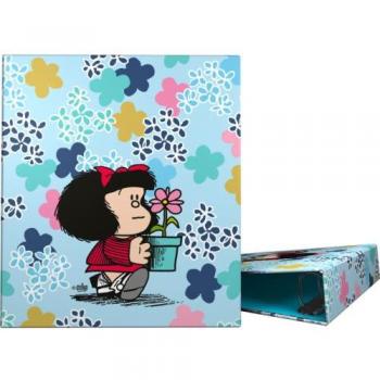 Carpeta 4 anillas 40 mm forrada A4 Mafalda 24 Lively