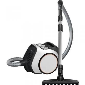 Aspiradora sin bolsa Miele Boost CX1 Parquet PowerLine 890W con tecnología Vortex y filtro HEPA, color blanco y rosado