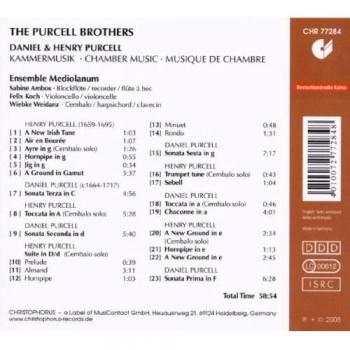 Daniel & Henry Purcell: Obras De Camara