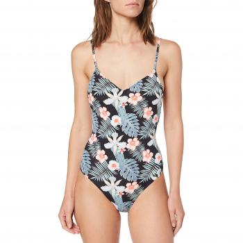 Roxy Beach Classics One Piece, Mujer, Anthracite tropicalababa Swim, L