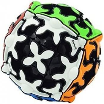 QIYI Does Not Apply Cubo DE Rubik Gear Ball 3X3 Bordes Negros, Multicolor, One Size