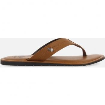Sandalias de hombre de piel con plantilla acolchada