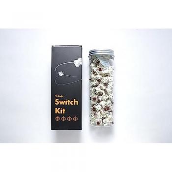 Pack 110 Switches Mecánicos Ducky Gateron G Pro Marrón RGB 3-Pin Táctil MX-Stem 55g